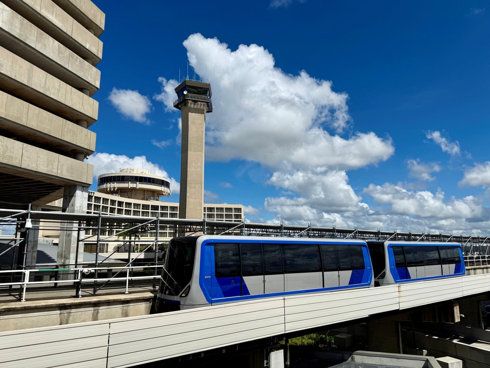 One of Tampa International Airport’s new Airside A and C shuttles.