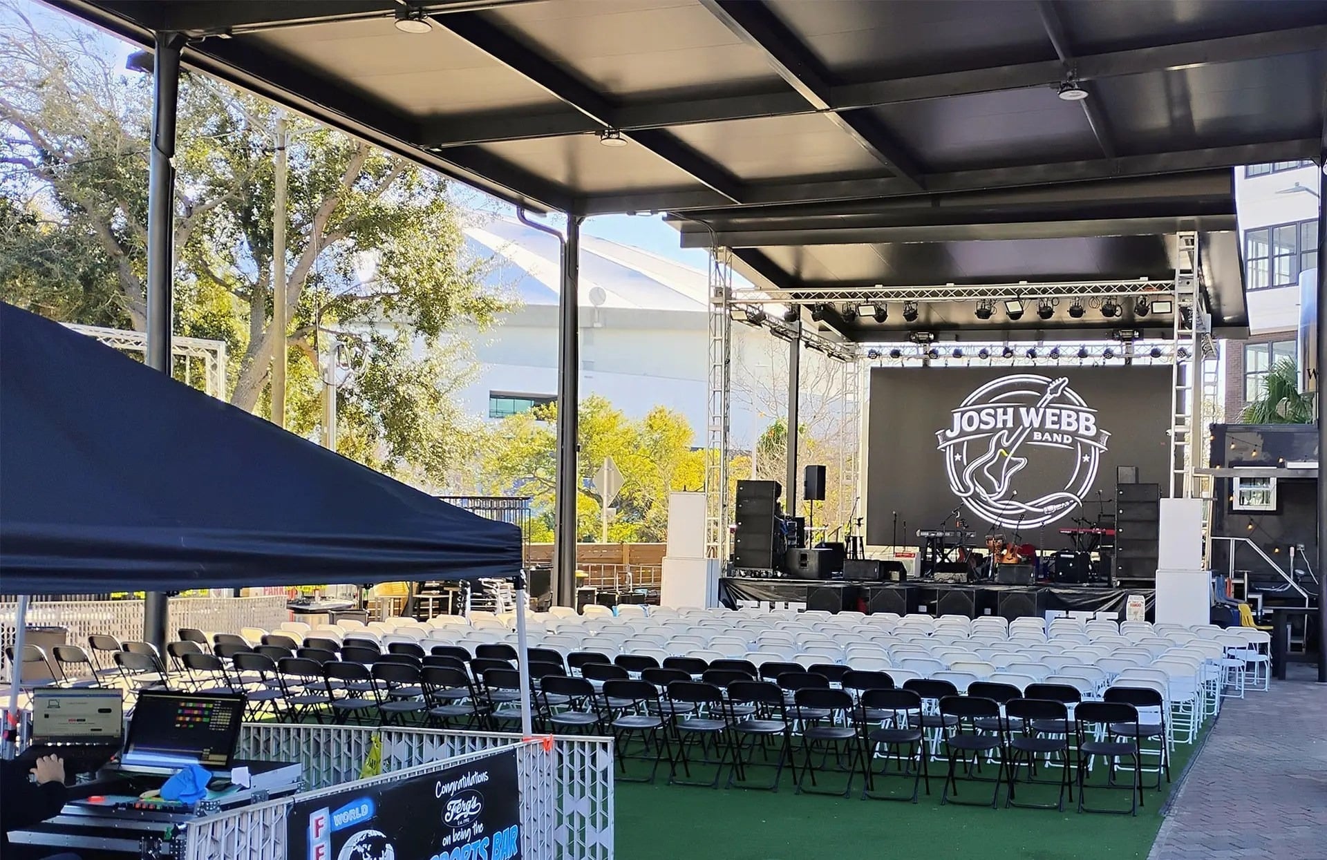 Ferg’s Pavilion in a venue file photograph; not a photograph of the I Love the 90’s performance.