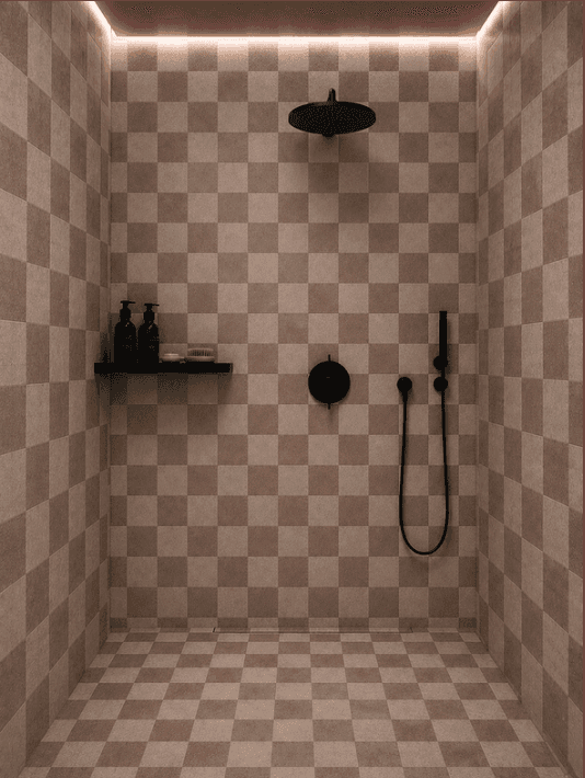 Calore Club locker room shower